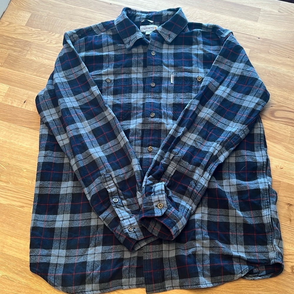 Carhartt Men’s Flannel shirt Relaxed Fit Sz L​